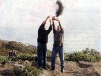 Pat Doyle and P.J. scatter Maggie's ashes at Mt Thomas once the killer has been brought to justice